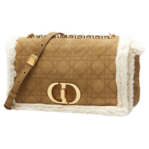 dior shearling bag